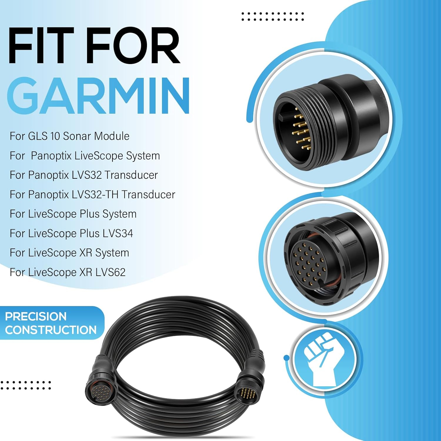 010-12855-00 Ship Transducer E - Fish Finder Cable ulasan dan harga