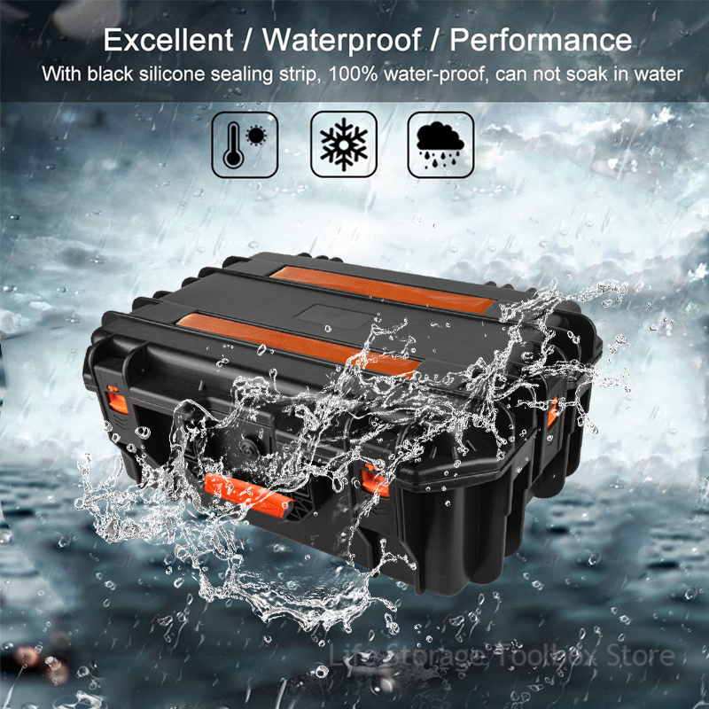 Large Capacity Tool box with w - Fish Finder Case ulasan dan harga