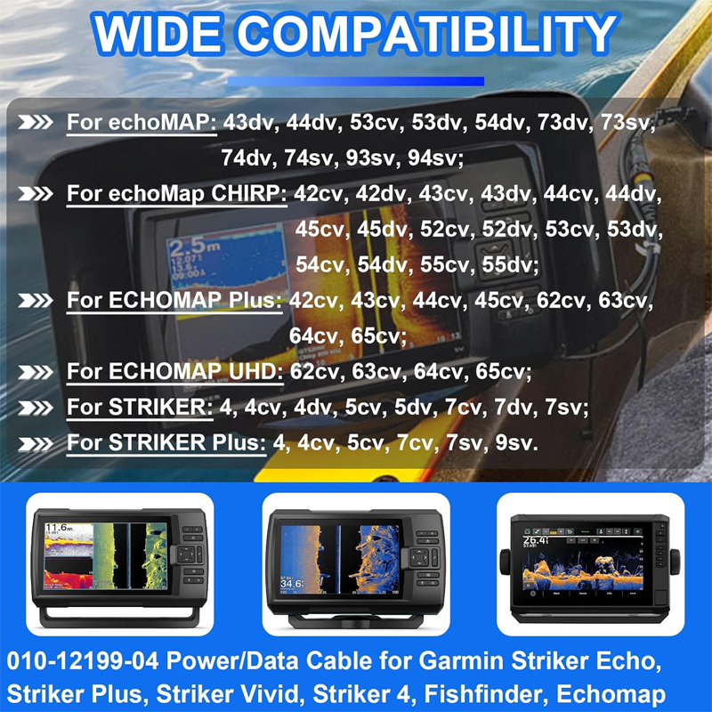 Marine 4-Pin Power Cable Conne - Fish Finder Cable ulasan dan harga
