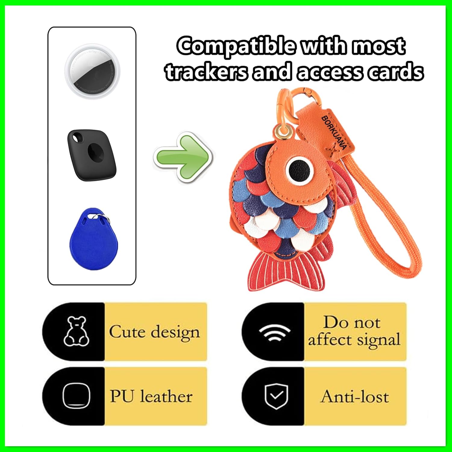 1pc Cute Protective Cover with - Fish Finder Case ulasan dan harga