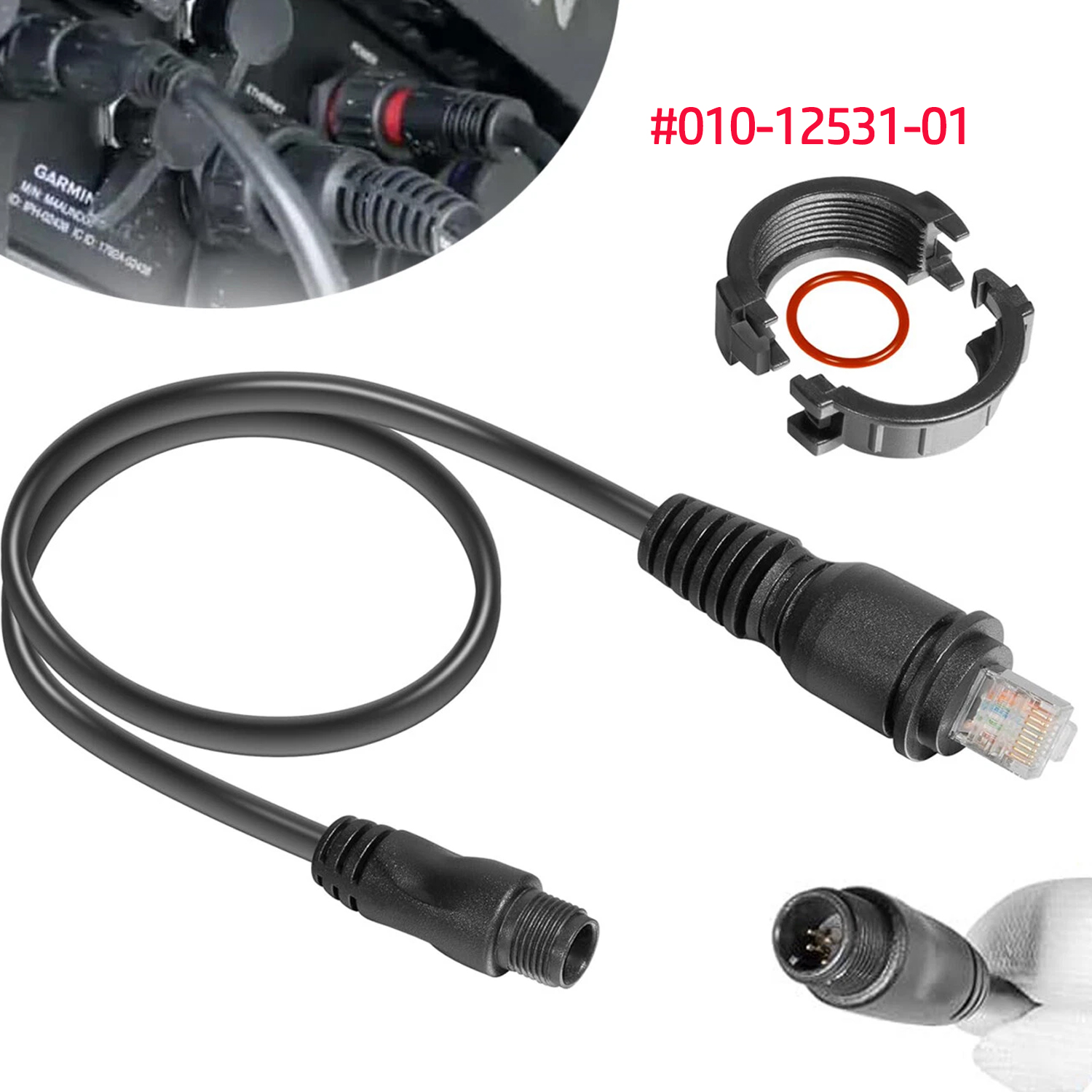 010-12531-01 Marine Network Ad - Fish Finder Cable ulasan dan harga