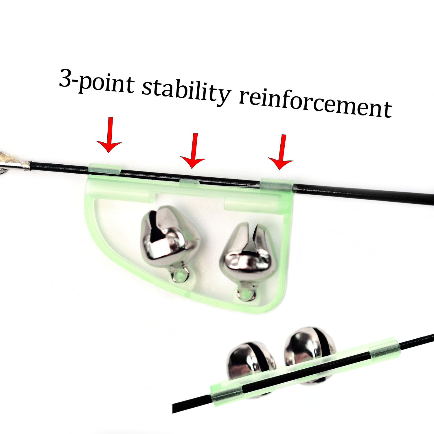 Topranc Double Bells Fishing B - Bite Indicator ulasan dan harga
