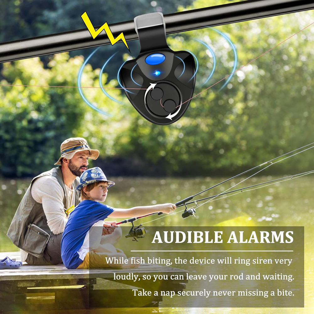 Carp Fishing Clip Set Rod Elec - Fish Finder Portable ulasan dan harga