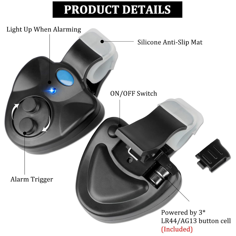 Carp Fishing Clip Set Rod Elec - Fish Finder Portable ulasan dan harga