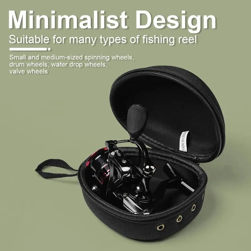 Portable EVA Fishing Reel Bag  - Fish Finder Case ulasan dan harga
